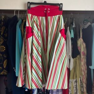 Pinup girl corset skirt